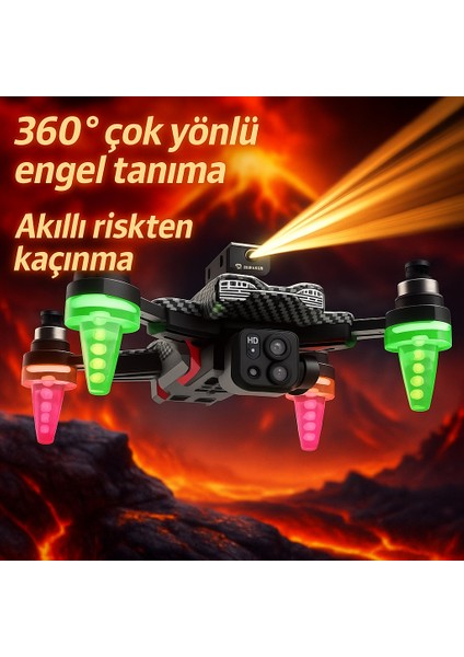 Katlanabilir 4K Kamera Drone | Wifi Fpv, 360° Takla, Işık Sensörü C19S fiyatları