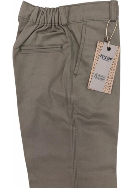Çocuk Okul Pantalonu Kanvas Yarım Lastik Ilkokul Orta Okul Kaliteli Asaf Bej fiyatları