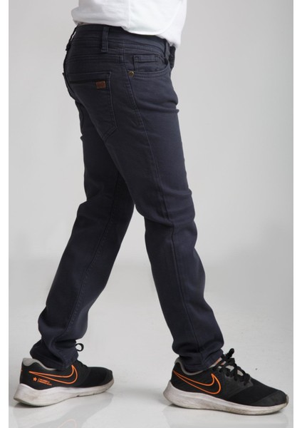 Erkek Çocuk Pantolon Lastikli Beli Konforlu %100 Pamuk 11 Yaş Bilek Boy