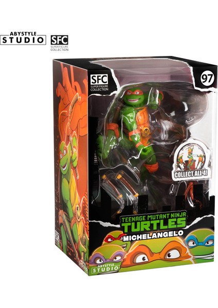Tmnt - Figür "michelangelo"figür - Ninja Kaplumbağa - ABYFIG096