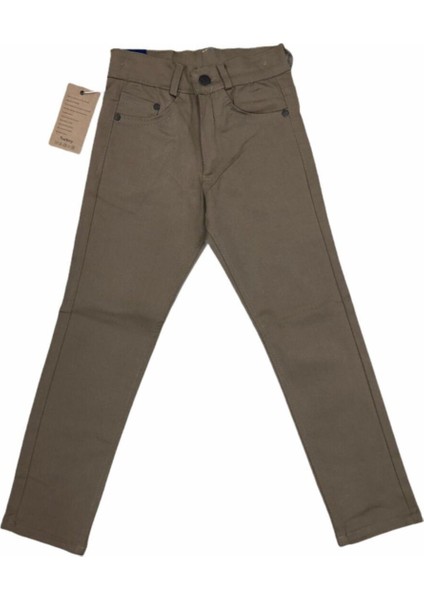 Kanvas Keten Pantalon Power Likra Pantolon