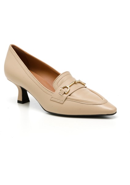 Kadın Topuklu/ Stiletto 64N0 Frau Nappa Alpaca(Beige)