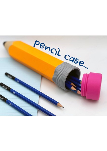 – 3D Baskı Kalem Şeklinde Kalem Kutusu | 28 Cm, Pla Sağlıklı Malzeme, Okul Kırtasiye modelleri