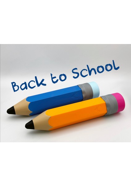 – 3D Baskı Kalem Şeklinde Kalem Kutusu | 28 Cm, Pla Sağlıklı Malzeme, Okul Kırtasiye fırsatları