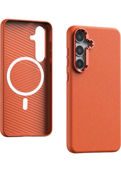 Galaxy S24 Plus Uyumlu PC09 Elegance Deri Telefon Kılıfı – Premium Şık Tasarım, Darbe Koruması & Dayanıklı Kapak