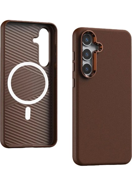 Galaxy S24 Plus Uyumlu PC09 Elegance Deri Telefon Kılıfı – Premium Şık Tasarım, Darbe Koruması & Dayanıklı Kapak