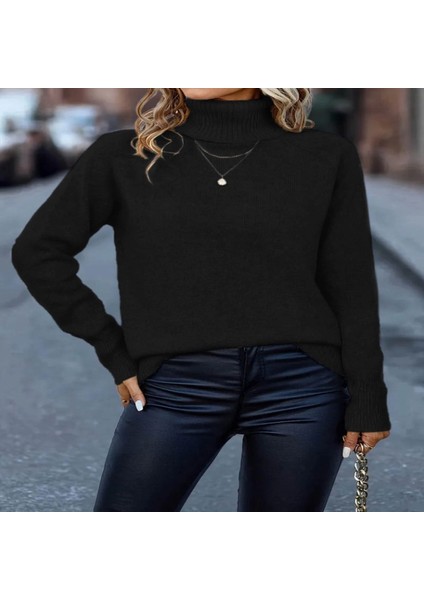 Kadın Uzun Kollu Balıkçı Yaka Triko Bluz modelleri