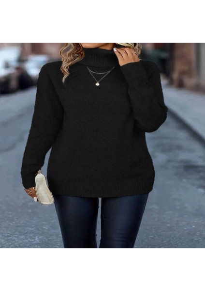 Kadın Uzun Kollu Balıkçı Yaka Triko Bluz fırsatları