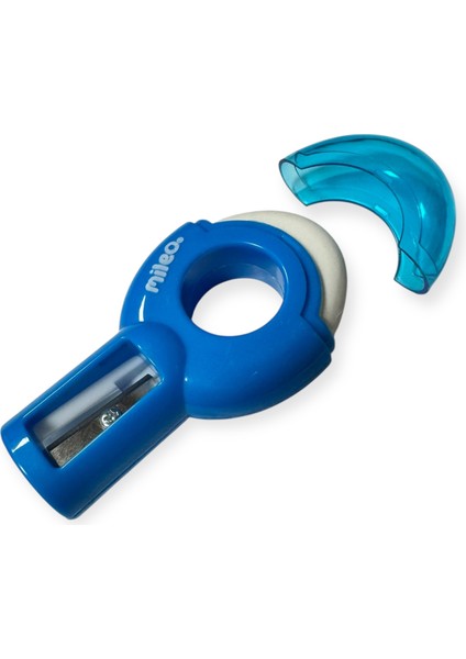 Mileo Happy Loops Kalemtraş, Silgili, 4 Farklı Renk Seçeneği indirimleri