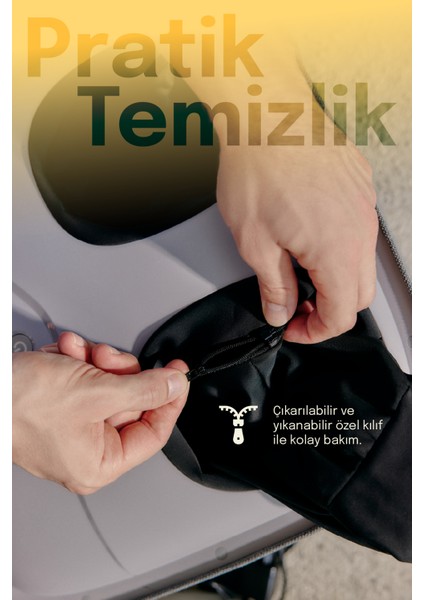 Fakir Rhythm Sole Ayak Masaj Aleti–Isıtmalı,Titreşim,Dekoratif Puf,Yıkanabilir Kılıf indirimleri