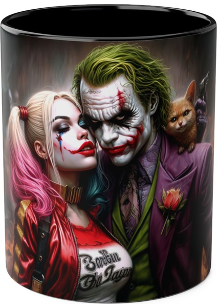 Joker ve Harley Kupa Bardak Baskısı