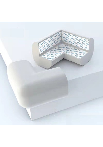 Bebek Çocuk Güvenliği Krem Kauçuk 8 Adet Masa ve Sivri Köşe Kenar Koruyucu (3m Bant Hediye) fiyatları