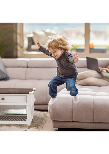 Bebek Çocuk Güvenliği Krem Kauçuk 8 Adet Masa ve Sivri Köşe Kenar Koruyucu (3m Bant Hediye) indirimleri