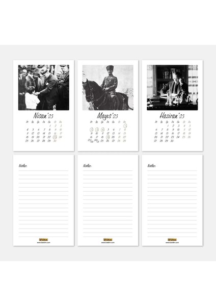 2026 Atatürk Takvimi, Atatürk Masa Takvimi, 2026 Takvim, 2026 Masa Takvimi fırsatları