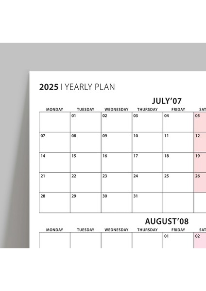 Üç Aylık Planlayıcı 2026 Duvar Takvimi, Temmuz - Eylül 2026, 90 Günlük Planlama, Yılın Üçüncü Çeyreği Takvimi - 70X100CM fırsatları