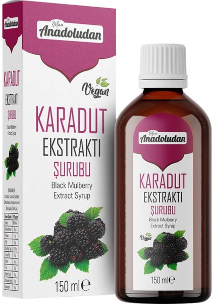 Şifası Anadoludan Karadut Şurubu 150 ml