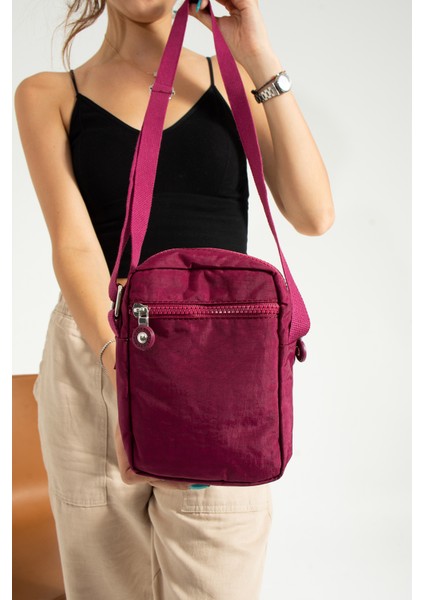 Unisex Telefonluk, Cüzdan, Kartlık, Çapraz Askılı Omuz Çantası, 18X13CM