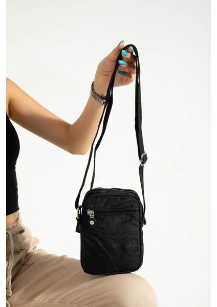 Unisex Telefonluk, Cüzdan, Kartlık, Çapraz Askılı Omuz Çantası, 18X13CM