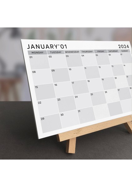 Grinin Tonları 2026 Masa Takvimi, Ahşap Şövale Masa Takvimi, Aylık Planlamalı Takvim, 2026 Takvim, Yapılacaklar Listesi(Arka Sayfalar) fiyatları