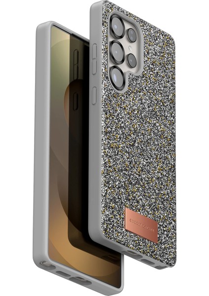 Galaxy S25 Ultra Uyumlu Onegif Bright Simli Telefon Kılıfı – Parlak Tasarım, Darbe Koruması & Premium Kapak