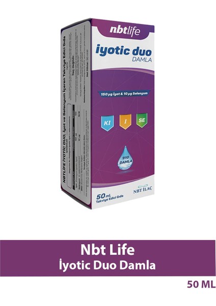 Asfstore Nbt Life Iyotic Duo Damla 50 ml