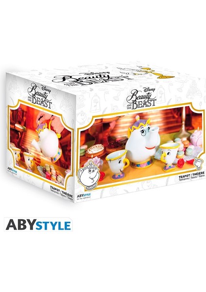 Dısney - Teapot Set - Mrs. Potts And Chip - Dısney Çaydanlık Seti - ABYTAB057