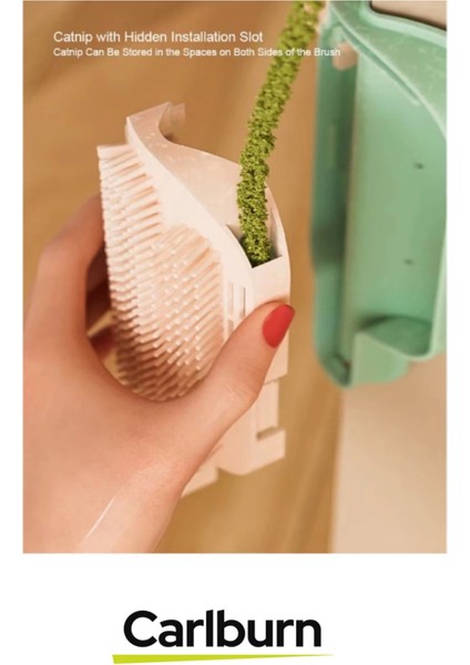 Özel Üretim Tüy Dökümü Azaltıcı Kedi Otu Hazneli Kaşınma Tarama Aparatı Fırçası fiyatları