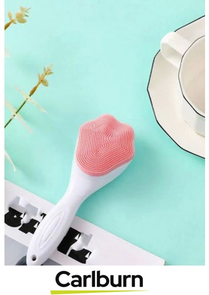 Özel Üretim Ergonomik Asılabilir Saplı Hassas Ipeksi Doku Cilt Makyaj Temizleme Peeling Fırçası fırsatları