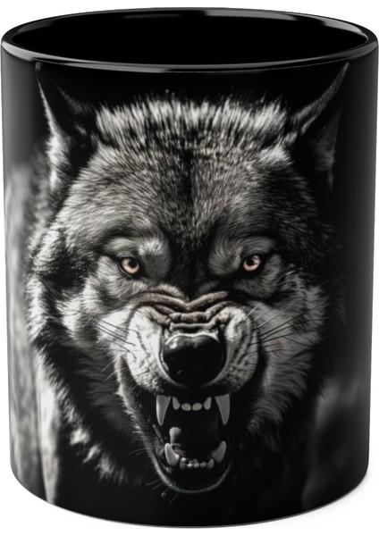 Kurt Temalı Baskılı Kupa