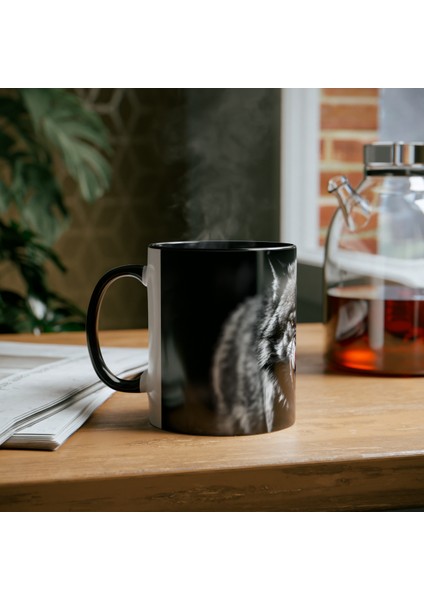 Kurt Temalı Baskılı Kupa