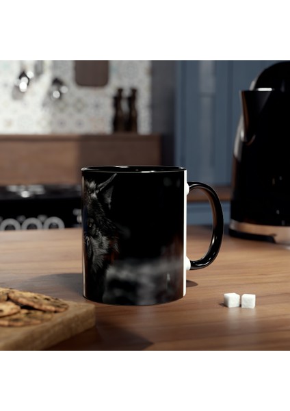 Kurt Temalı Baskılı Kupa