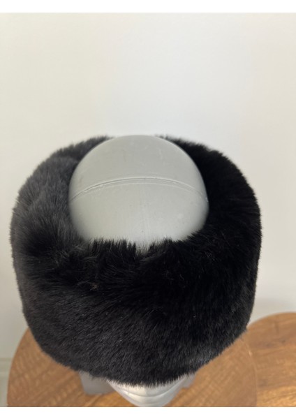 Siyah Kadın Kışlık Peluş Boyunluk Bandana (Standart) modelleri