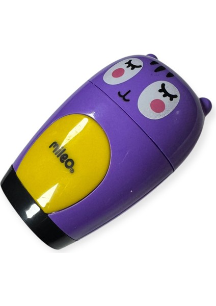 Mileo Sevimli Ayılar Desenli Kalemtraş, 4 Renk, Silgili fiyatları