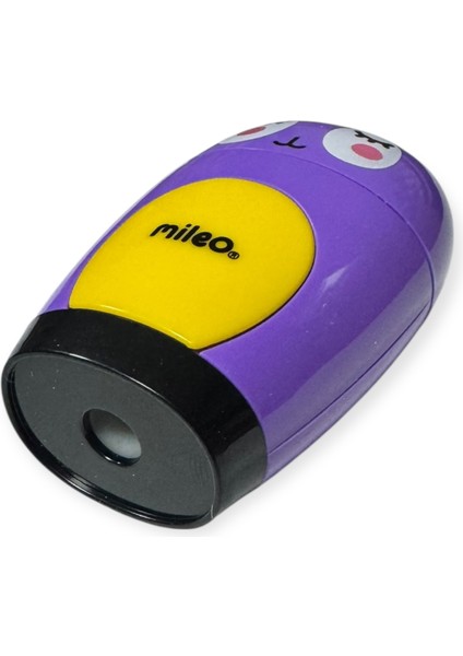 Mileo Sevimli Ayılar Desenli Kalemtraş, 4 Renk, Silgili modelleri