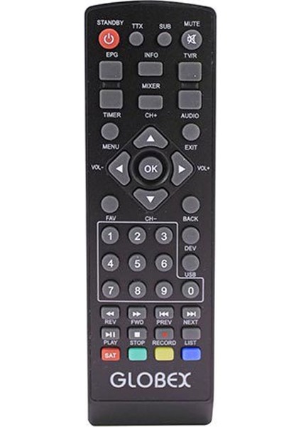 Globex GLB-8800 Mini HD Uydu Alıcı Kumandası