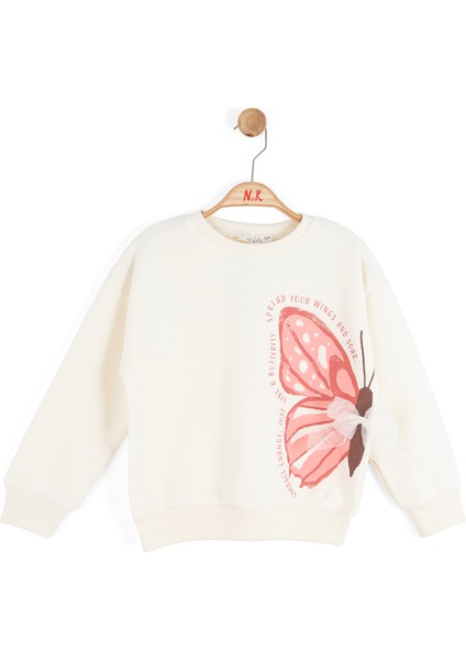 Kız Çocuk Sweatşirt 4-8 Yaş 39506 fiyatları