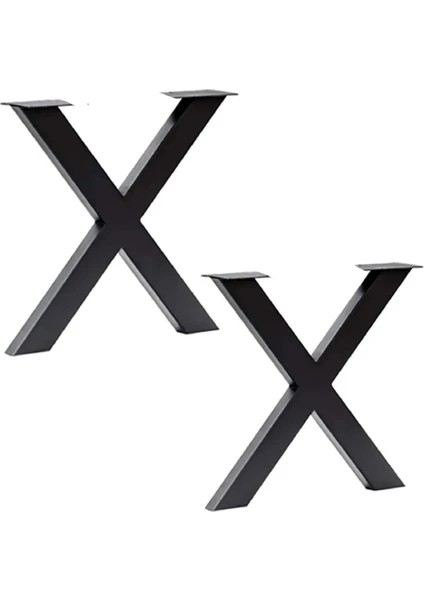 x Ayak Masa Ayağı Metal Ayak Siyah