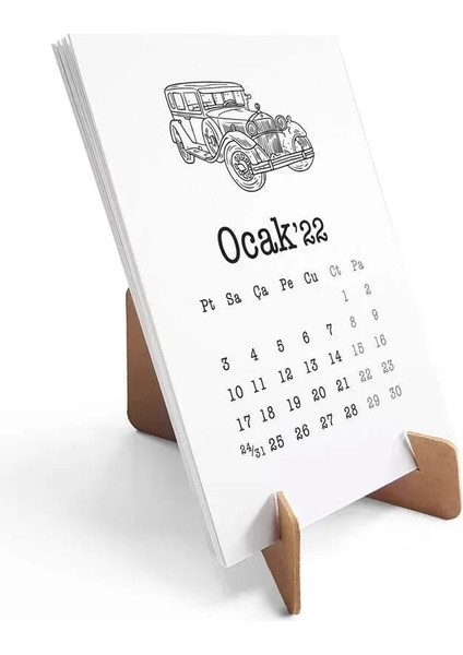 Klasik Arabalar 2026 Takvimi - Masa Takvimi fiyatları