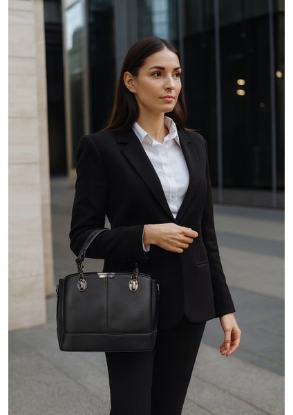 Deri Zincir Askılı, Şık ve Dayanıklı Kadın El Çantası - Kol Çantası - Omuz Çantası fiyatları