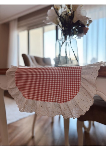 Fırfırlı Fistolu Vintage Oval Runner 40X140 cm modelleri