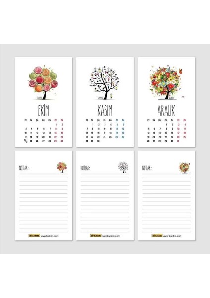 2026 Takvim Dört Mevsim Ağaç 2026 Masa Takvimi Kraft indirimleri