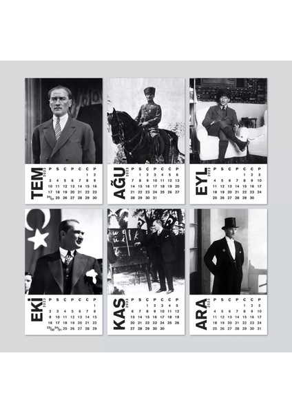 Haftalık Planlamalı Atatürk Masa Takvimi Atatürk Takvimi 2026 Takvim ve Haftalık Planlama Ikisi Bir Arada modelleri