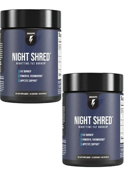 Night Shread Time Fat Burner Zayıflamanıza Incelmenize Gece Takviyesi 60'lı x 2 Adet