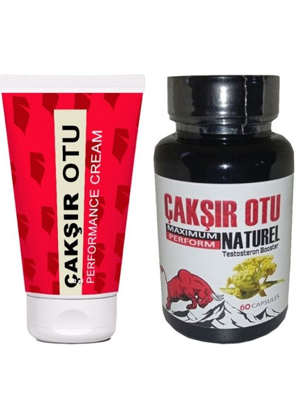 Çakşır Otu Set Erkeklere Gecikmeye Sertleşmeye Büyütmeye Bitkisel Takviye 60'lı+Lustra Masaj Yağı fırsatları