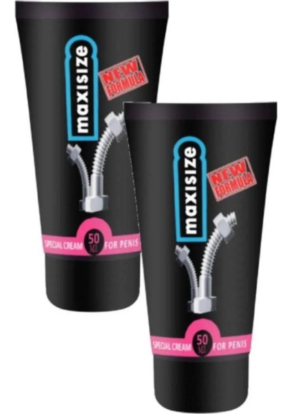 Maxisize Erk.ek Perfo.rmansına Etkili Ser.tleşt.irme Büy.ütme Kremi 50 ml x 2 Adet