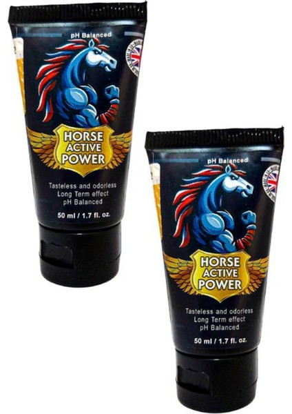 Horse Active Power Erk.eklere Etkili Ser.tleş.tirici Ge.ciktirici Krem 50 ml 2 Adet