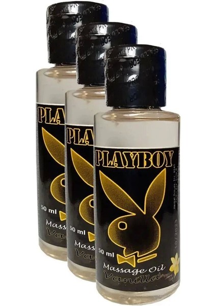 Vanilla Flavored Massage Oil 50ML Vanilya Aromalı Masaj Yağı x 3 Adet