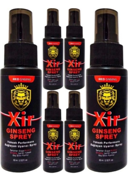 Xir KOD:ASLG362 60 ml Erkeğe Özel Karışım 3xeffect 6 Adet Sprey