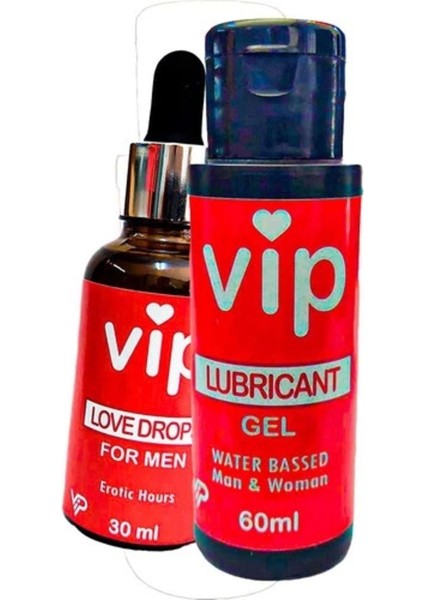 Vip Lubrikant Krem 60 ml + Love Drops For Women