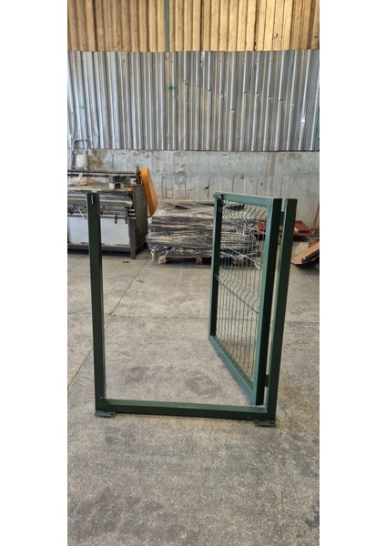 Bahçe Kapısı Panel Çit Tel Kapısı Kanatlı Kapı Yeşil 120 cm Yükseklik x 100 cm En modelleri